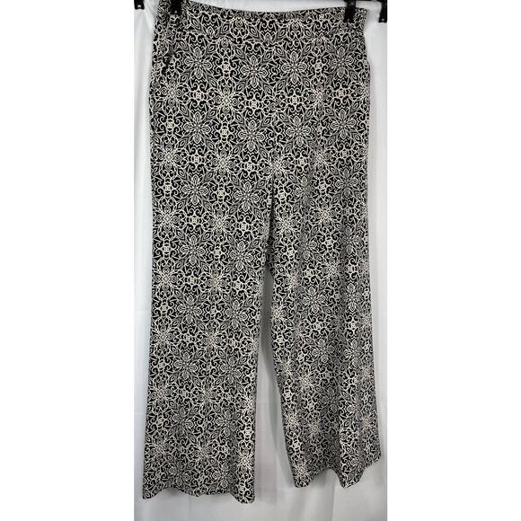 New York & Company Black and White Wide Leg Pants - Picture 5 of 6